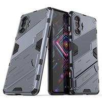 Coque de téléphone de luxe pour Xiaomi Redmi K40 Gaming Punk Armor, antichoc, anti-chute, avec support