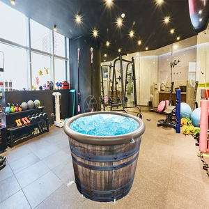 Bañera de hidromasaje inflable de baño de hielo portátil de 70x70cm para terapia de inmersión fría, bañera de hielo portátil para Fitness - Product Image 3