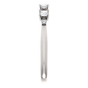 Anello Minimalista da Donna con Zirconia Cubica, Elegante e Alla Moda per Uso Quotidiano - Product Image 4