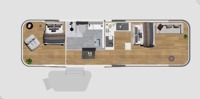 Module de conteneur extensible en acier étanche pour espace de vie, avec salle de bain et bureau, pour villa, au design Apple Cabin