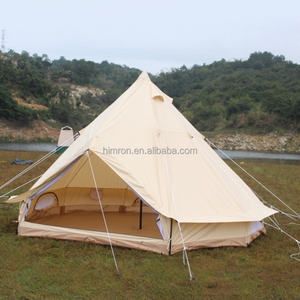 Yurte de luxe pour 8 personnes, tente de glamping jaune coupe-vent, Fire Rabbit Windstopper pour les fêtes en plein air, le <span class=keywords><strong>camping</strong></span>, une chambre - Product Image 3