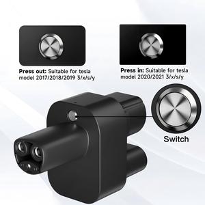 Adattatore di ricarica CCS2 a NACS AC DC per Germania, spina a doppia modalità per <span class=keywords><strong>Tesla</strong></span> <span class=keywords><strong>Model</strong></span> Y con display in tempo reale - Product Image 3