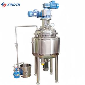 Mesin Pembuat Krim Wajah, Gel Rambut, Sampo, Salep, Homogenizer Vakum Otomatis Bersertifikasi ISO9001, Tangki Pencampur Sabun - Product Image 1