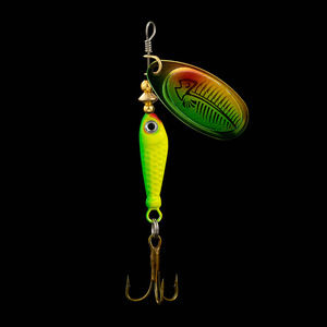 Venta caliente Pesca señuelo cuchara Metal señuelo 7cm 9g 10 colores cebo duro Spinner Pesca - Product Image 2