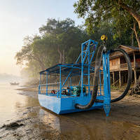 Drague à sable portable pour une utilisation facile dans les canaux étroits
