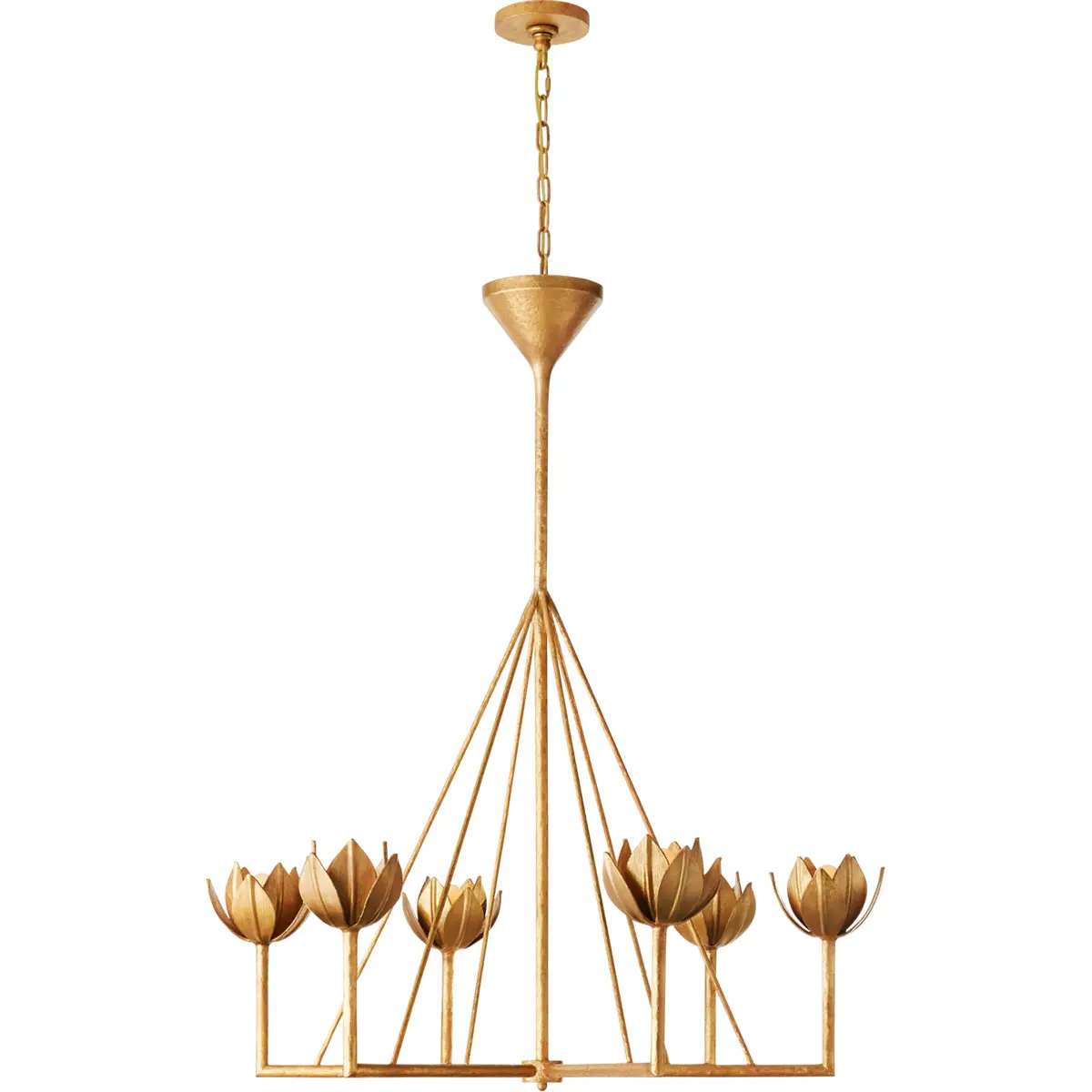Modern Flower Design Shade Metal Pendant Decoration Lamp Ceiling Hanging Chandelier