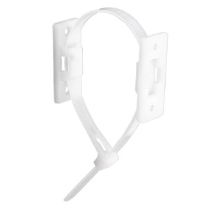 Clips de plástico antivuelco para muebles, capacidad de carga de 50-60 kg, correas de seguridad de nailon blancas para gabinetes para niños - Product Image 2