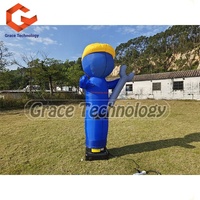 Tube gonflable homme danseurs d'air publicité extérieure utilisé garçon Skydancer avec ventilateur