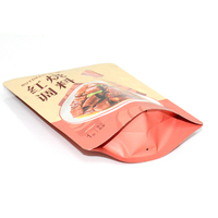 Sachet Doypack pour sauces et condiments avec laminage aluminium, emballage alimentaire en plastique de qualité alimentaire