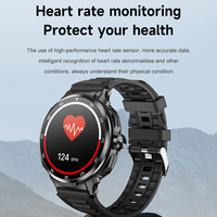 Caliente D11 2 en 1 reloj inteligente redondo inalámbrico TWS auriculares IP67 Control táctil llamada monitoreo de salud para deporte Compatible Android IOS