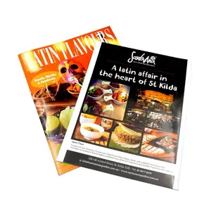 Fast delivery customized size well designed magazine zine printing