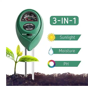 เครื่องวัดค่าความชื้นในดิน3-in-1เครื่องวัดค่า <span class=keywords><strong>pH</strong></span> ในดินจากพลาสติกสำหรับพืชสวนราคาต่ำสำหรับการตรวจสอบความชื้นในดิน0.0 ~ 14.0pH - Product Image 4