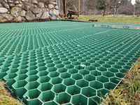 Grille en plastique pour gazon, pavés pour allée, grille de stationnement en plastique de 80 mm, pavés pour gazon paysager à vendre en Malaisie, au Vietnam