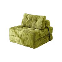 Fauteuil simple compact et moderne en tissu, avec compression intégrée sous vide, en éponge pure, portable, pliable et confortable