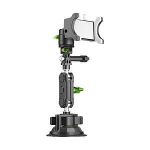 LanParte Support de téléphone pour caméras d'action Support à rotation à 360 degrés Ventouse 3 en 1 vente en gros 1/4 vis pour go pro insta