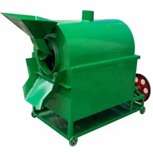 big gas electrical ground nut barley roasting machine wheat roasting machine soya bean drum roaster machine