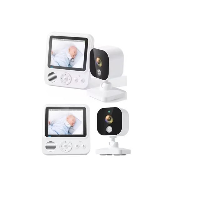 ZYSY 2.8Inch 1500MAH Night Vision Temperature Cry Alert Sleep Monitor Baby Security 720P Camera Audio Video