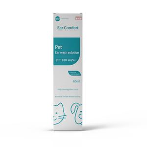 Solución limpiadora de control de olores sin manchas de etiqueta privada, limpieza de oídos saludable para mascotas, lavado de oídos para perros - Product Image 1