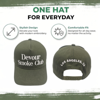Gorra de Béisbol DAZU al por Mayor, Estilo Urbano, Hip-hop, Rap, Verde Oliva, Bordada, de Moda, de 5 Paneles, con Letras
