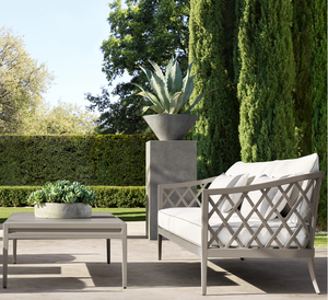 Ensembles <span class=keywords><strong>de</strong></span> meubles <span class=keywords><strong>de</strong></span> <span class=keywords><strong>jardin</strong></span> et <span class=keywords><strong>de</strong></span> patio extérieurs Sassanid pour hôtels et complexes hôteliers, fauteuil lounge <span class=keywords><strong>en</strong></span> <span class=keywords><strong>aluminium</strong></span> moulé gris pierre, artisanal - Product Image 6