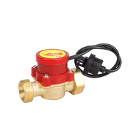 Nouveau 1/2 3/4 1 pouce en laiton électronique magnétique contrôleur de débit d'eau et interrupteur de capteur pour les pipelines de médias liquides