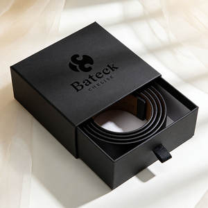 Boîte à bijoux en carton <span class=keywords><strong>rigide</strong></span> avec logo personnalisé en gros, boîte à cadeaux en papier, boîte de rangement pour foulards, lingerie, tiroir - Product Image 2