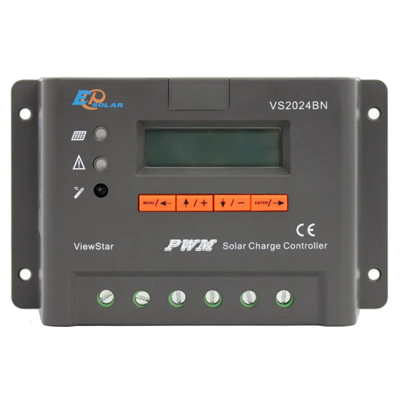 VS2024BN 12 V/24 V 20A PWM precio barato controlador de carga Solar para uso en el hogar