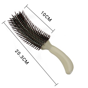 Brosse coiffante multifonctionnelle pour cheveux bouclés, brosse à cheveux compacte ergonomique pour salon de coiffure, douce pour les cheveux - Product Image 2