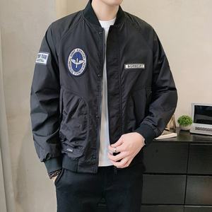 Blouson de baseball brodé, nouveau style printemps-automne, coupe ample, style américain, veste décontractée à lettres, à porter sur des vêtements vintage - Product Image 5