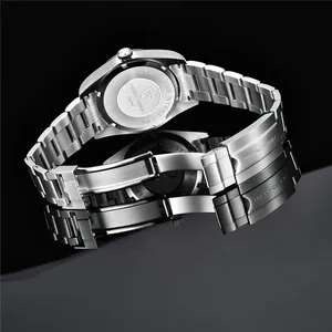 <span class=keywords><strong>PAGANI</strong></span> DESIGN — montre-bracelet de luxe en acier inoxydable pour homme, cadran en feuille de palmier, lumineuse et étanche, marque de qualité, <span class=keywords><strong>NH35A</strong></span>, 1715 - Product Image 6