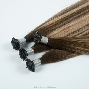 Extensiones de Cabello con Punta K, Cabello Humano Virgen Ruso de Doble Trama, Extensiones de Cabello Humano con Punta K y Queratina - Product Image 2