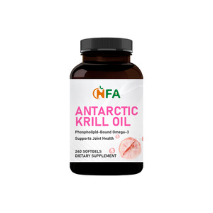 Huile de Krill Antarktique NFA 240 Gélules Souples Oméga-3 Liées aux Phospholipides Soutien Articulaire Complément Alimentaire - Product Image 1