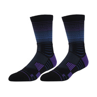 Chaussettes personnalisées en coton respirant de haute qualité et bon marché pour hommes Chaussettes de sport athlétiques hautes pour hommes