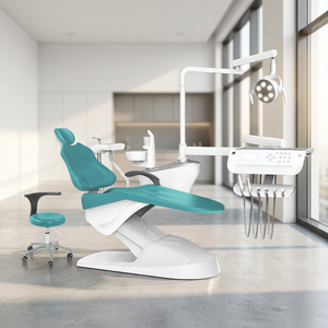 Fauteuil dentaire avec crachoir intégré, unité dentaire entièrement électrique - Product Image 1