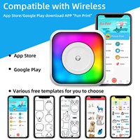RBG-Imprimante thermique portable sans fil, papier A4, poche photo, bluetooth, 58mm, mémo, mini imprimante