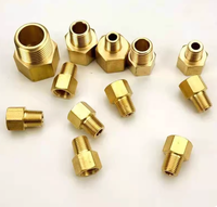 Technics Brass Bushing Plug Male Thread Equal Adapter Pipe Fitting HEX Dipoles Tahan Korosi Tekanan Rendah