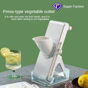 Affettatrice per fettine di patate in plastica Multi-affettatrice taglia <span class=keywords><strong>verdure</strong></span> gadget da cucina per frutta e verdura da tagliare e tagliare - Product Image 3