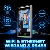 Terminal de Control de Acceso con Reconocimiento Facial de 10 Pulgadas, Aleación de Aluminio, Cámara Dual, IP65 Impermeable, con WiFi y Ethernet
