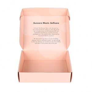 Venta al por mayor de logotipo personalizado laminado mate en relieve envío Pr Mailer carpetas de cartón corrugado forro de esponja embalaje reciclable - Product Image 1