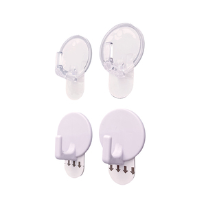 벽 및 자체 접착 후크 용 강력한 접착 크롬 골든 컬러 스티커 후크 - Product Image 4