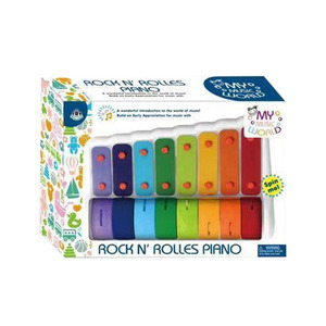 Jouet instruments de musique <span class=keywords><strong>piano</strong></span> <span class=keywords><strong>bébé</strong></span> <span class=keywords><strong>piano</strong></span> à roulettes 2 en <span class=keywords><strong>1</strong></span> xylophone classique pour enfants - Product Image 2