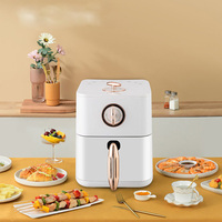 Friteuse à air électrique entièrement automatique en acier inoxydable, facile à utiliser