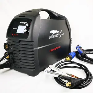 Monofase 220V flux nucleo no gas di saldatura mig mag tig mma saldatori con synergic