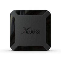 X96Q Boîte de TÉLÉVISION Android 10.0 RAM 2 GO ROM 16 GO Boîte Intelligente pas cher Allwinner H313 Quadricœur 4K Netflix Youtube Décodeur Lecteur Multimédia