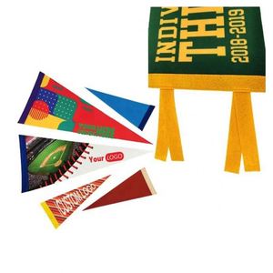 Bandera de Fieltro Deportiva Personalizada con Logotipo, para Fútbol, 12x30'', Simple o Doble, para Escuelas, Universidades y Equipos, en Promoción - Product Image 6