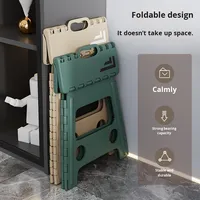 Pouf pliable multifonctionnel et peu encombrant, banc portable épaissi pour adultes, tabouret haut pour la maison et l'extérieur