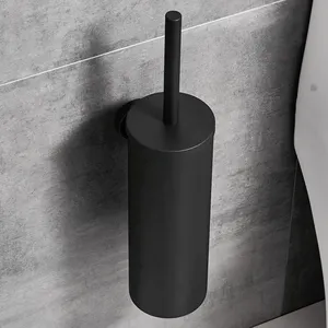 Сменный держатель для чистящей щетки в ванную комнату круглая 304 настенное крепление для туалетной щетки из нержавеющей стали