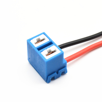 H4 H7 Keramik Lampen fassung Ersatz stecker 2-poliger Kabelbaum stecker Auto-Kabelbaum stecker