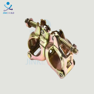 Birden fazla stil iskele kelepçesi ile en iyi fiyat-1 1/2 "inç Q235 çelik boru sabitleme yeniden kullanılabilir döner iskele kelepçe - Product Image 1