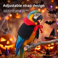 Cape de vampire festive pour chien et chat, tricotée à la main, pour Halloween, accessoires vestimentaires pour petits chiots, lot en gros, ensemble SEO